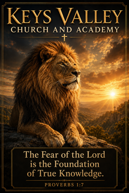 Keys Valley Church and Academy: The Fear of the Lord is the Foundation of True Knowledge, Proverbs 1:7